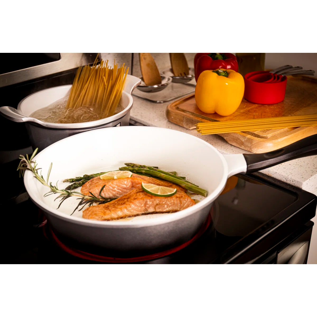 10 - Piece Non-Stick Aluminum Cookware Set