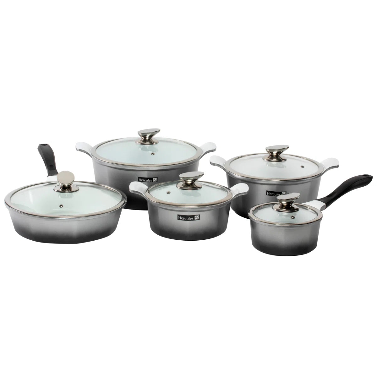 10 - Piece Non-Stick Aluminum Cookware Set