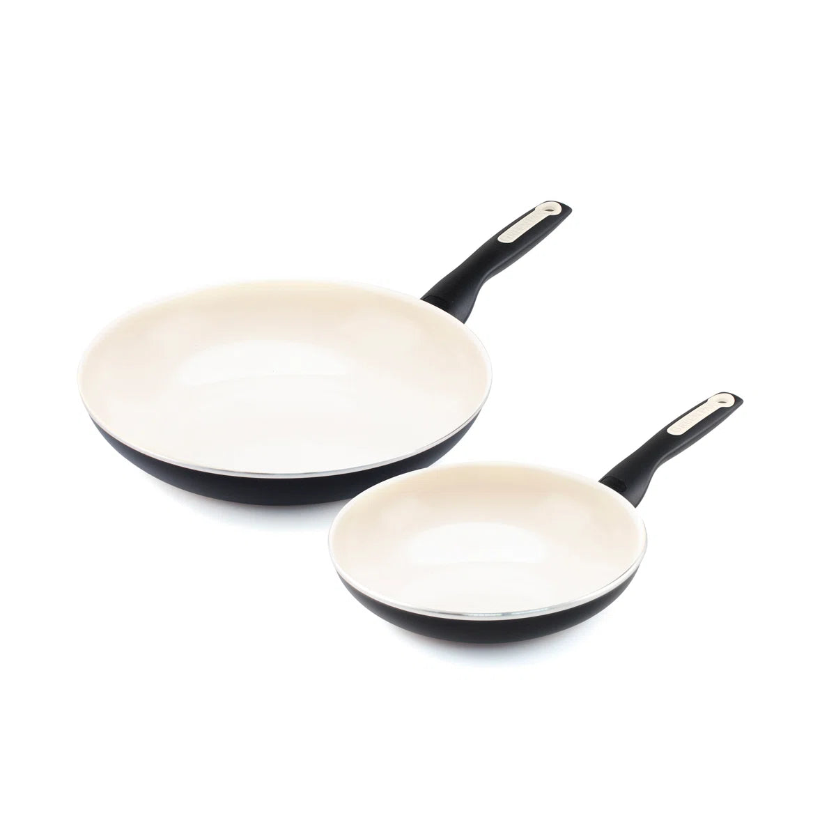 Rio Healthy Ceramic Nonstick 8" and 10" Frying Pan Set