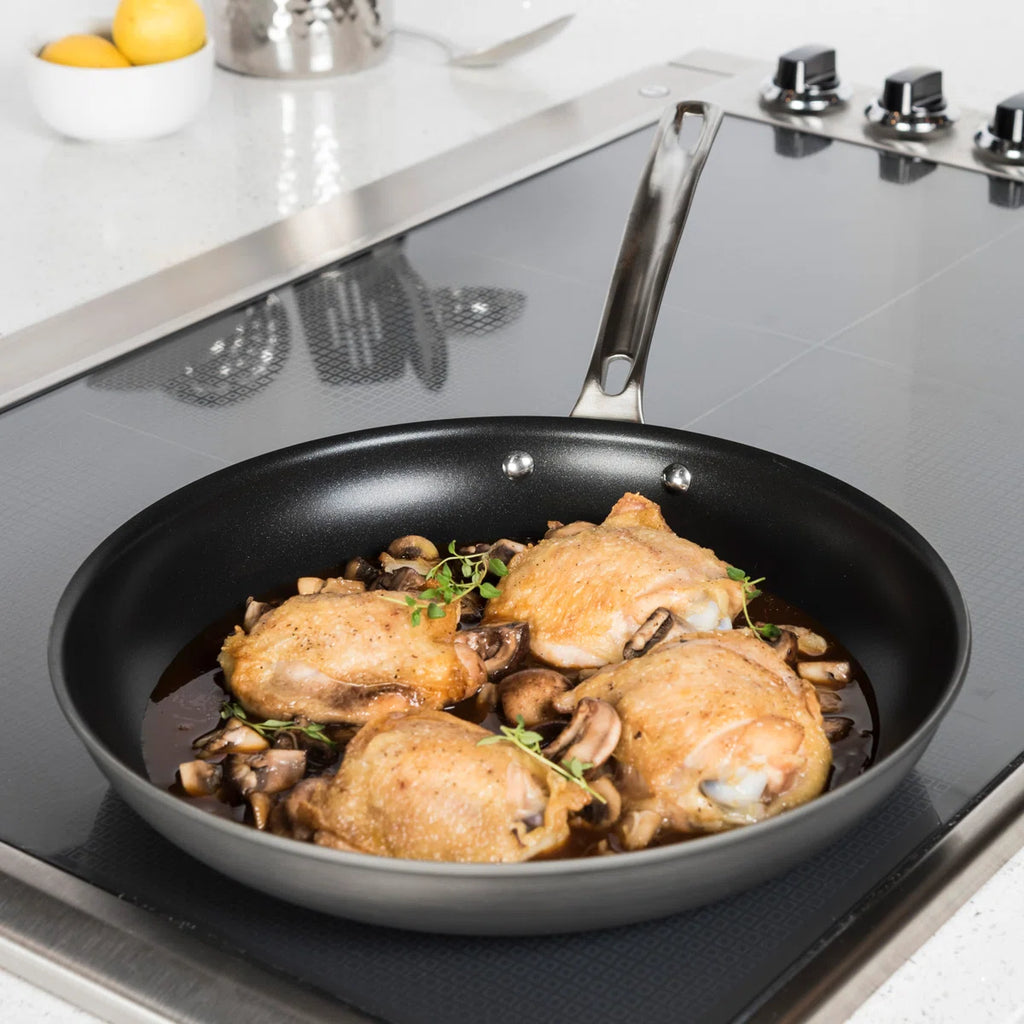Hard Anodized Nonstick 3 Piece Fry Pan Set